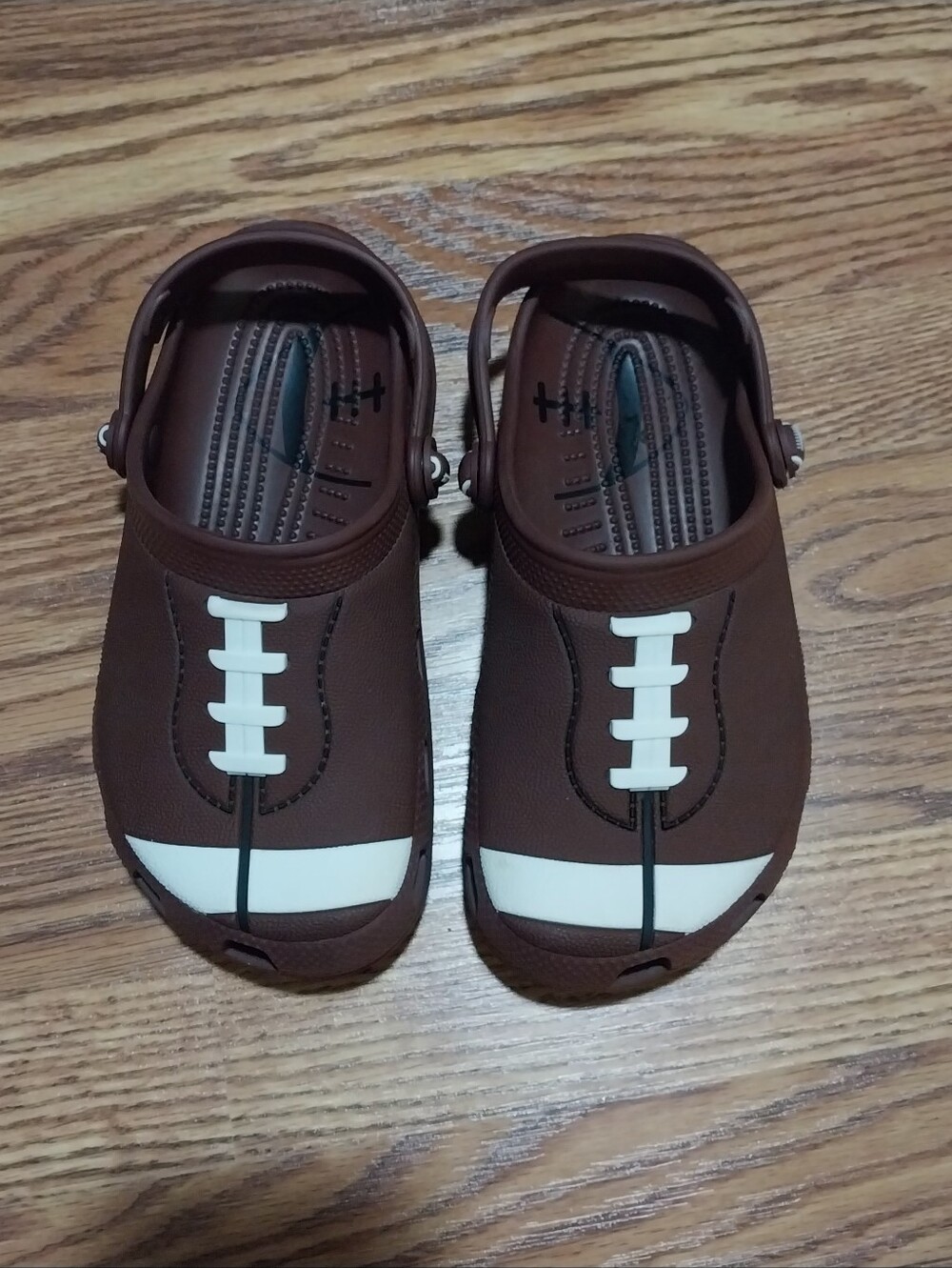 Crocs Football Clog Sandals Kids Size 3 Brown Crocs - Picture 9 of 9